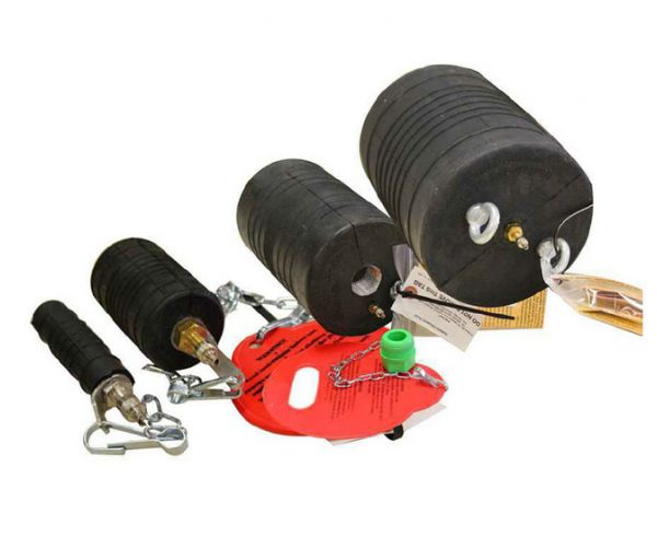 137 Series Plumber Style Rubber Test Plugs with and without By-Pass