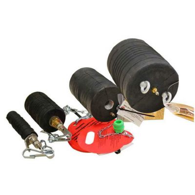 137 Series Plumber Style Rubber Test Plugs with and without By-Pass